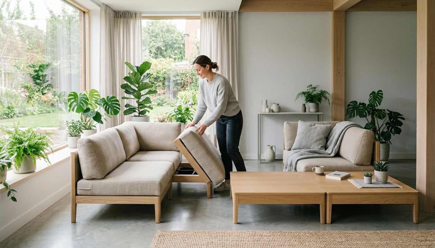 Mobilier réversible : s’adapter aux changements de vie quotidiens